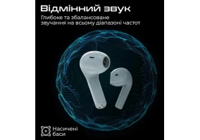 Наушники TWS HiFuture FlyBuds3 White