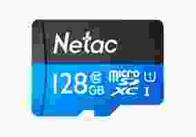 Карта пам'яті Netac 128 GB microSDXC Class 10 UHS-I + SD adapter NT02P500STN-128G-R