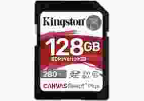 Карта пам'яті Kingston 128 GB SDXC Class 10 UHS-II U3 Canvas React Plus (SDR2V6/128GB)