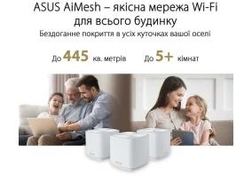 Маршрутизатор (роутер) Asus ZenWiFi XD4 Plus 1-pack White (90IG07M0-MO3C00)