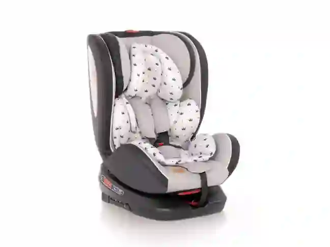 Автокрісло Lorelli Nebula Isofix (0-36кг) (grey crowns)