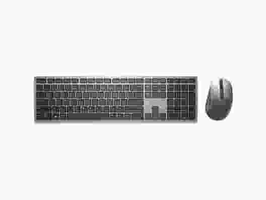 Комплект (клавиатура + мышь) Dell Premier Multi-Device Wireless Keyboard and Mouse KM7321W Ukrainian (QWERTY) (580-AJQV)