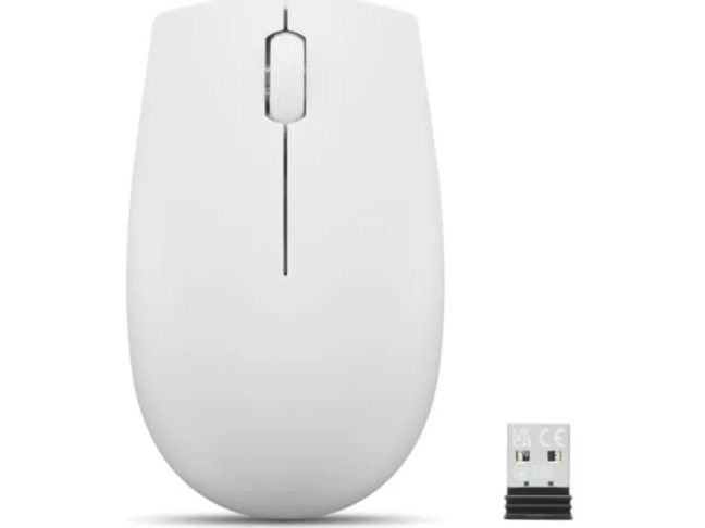 Мышь Lenovo 300 Wireless Mouse Cloud Gray (GY51L15677)