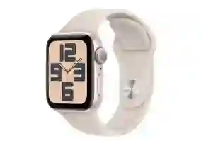 Смарт-годинник Apple Watch SE 2 GPS + Cellular 40mm Starlight Aluminium Case w. Starlight Sport Band - M/L (MRG13)