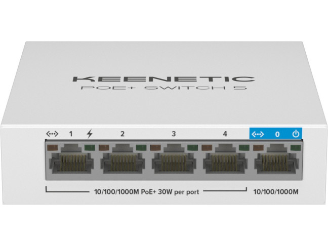 Коммутатор неуправляемый Keenetic PoE+Switch5 (KN-4610)