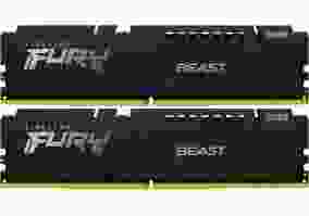 Модуль памяти Kingston FURY 32 GB (2x16GB) DDR5 6000 MHz Beast Black (KF560C30BBK2-32)