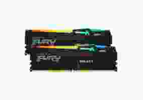 Модуль памяти Kingston FURY 32 GB (2x16GB) DDR5 6000 MHz Beast RGB Black (KF560C30BBAK2-32)