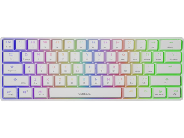 Клавиатура Genesis Thor 660 RGB Gateron Brown White (NKG-1915)