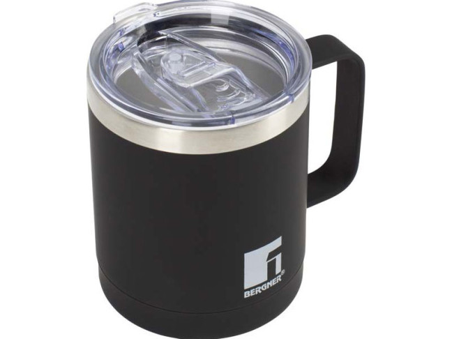 Термокружка Bergner Coffee & Tea Lovers 0.35л Black (BG-37788-BK)