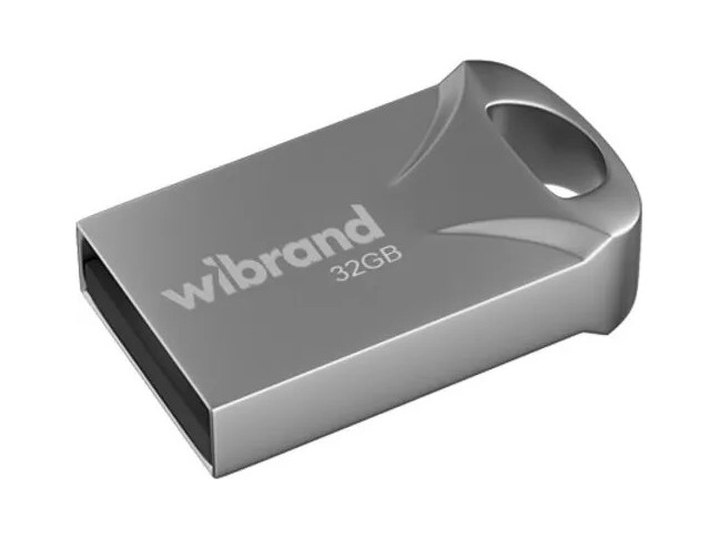 Флешка Wibrand 32 GB Hawk Silver USB 2.0 (WI2.0/HA32M1S)