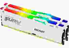 Память для настольных компьютеров Kingston FURY 32 GB (2x16GB) 5200 MHz Beast White RGB (KF552C40BWAK2-32)