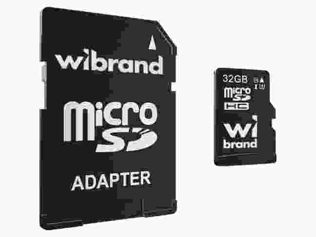 Карта памяти Wibrand 32 GB microSD UHS-I U3 Class 10 (WICDHU3/32GB-A)