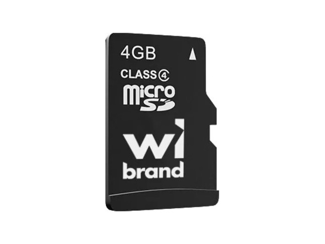 Карта памяти Wibrand 4 GB mictoSD Class 4 (WICDC4/4GB)