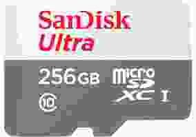 Карта памяти SanDisk 256 GB microSDHC UHS-I Ultra (SDSQUNR-256G-GN3MN)