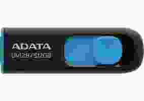 USB флеш накопитель ADATA 512 GB UV128 USB 3.2 Black/Blue (AUV128-512G-RBE)