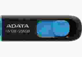 USB флеш накопитель ADATA 256 GB UV128 USB 3.2 Black/Blue (AUV128-256G-RBE)