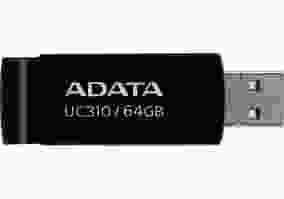 USB флеш накопитель ADATA 64 GB UC310 USB 3.2 Black (UC310-64G-RBK)