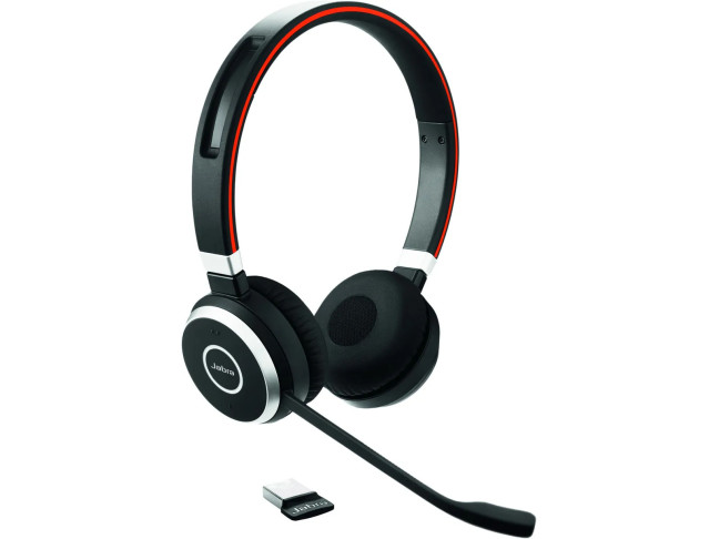 Навушники з мікрофоном Jabra Evolve 65 SE Link380a UC Stereo Stand (6599-833-499)