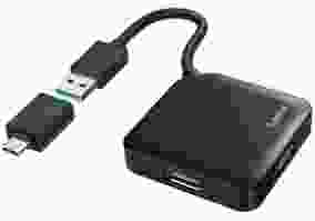 Мультипортовий адаптер Hama USB 3.2 w/USB Type-C Adapter 4-port (00200116)