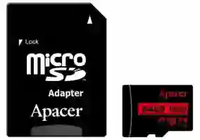 Карта пам'яті Apacer 64 GB MicroSDHC UHS-I Class 10 + SD adapter (AP64GMCSX10UB-R)