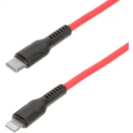 Кабель Hoco DX21 USB Type-C - Lightning 1м Red