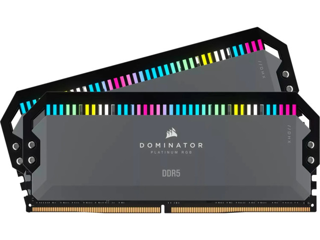 Модуль пам'яті Corsair 32 GB (2x16GB) DDR5 6000 MHz Dominator Platinum RGB AMD EXPO (CMT32GX5M2D6000Z36)