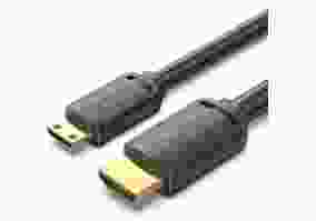 Кабель  Vention HDMI to miniHDMI v2.0 1.5m Black (AGHBG)