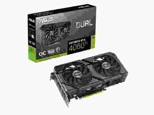 Видеокарта Asus DUAL-RTX4060TI-O16G-EVO