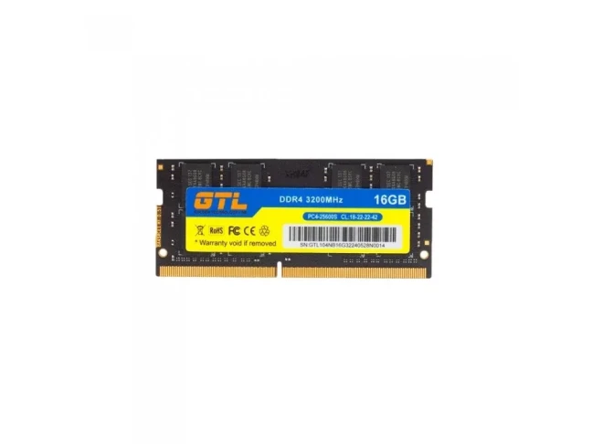 Память для ноутбуков GTL 16GB SO-DIMM DDR4 3200 MHz (SD16D432BK)