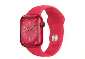 Смарт-годинник Apple Watch Series 8 45mm GPS+Cellular Product Red Aluminium/Sport Band S/M (MNVR3)