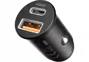 Автомобильное зарядное устройство Proove Tiny Power Pro 65W (USB+Type-C) Black (ACTP65110001)