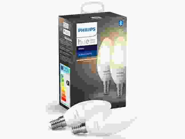 Светодиодная лампочка Philips Hue White Bluetooth 5.5W 2700K E14 2Pack (929002039904)