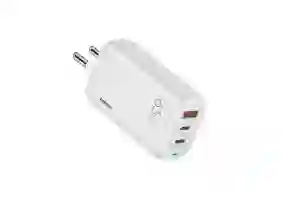 Мережевий зарядний пристрій Remax Ligil Series 65W PD + QC Fast Charger White (RP-U55)