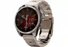 Спортивний годинник Garmin Fenix 8 47mm AMOLED Sapphire Titanium with Vented Titanium Bracelet (010-02904-40)