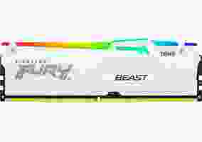 Модуль пам'яті Kingston FURY 32 GB DDR5 6400 MHz Beast RGB White (KF564C32BWA-32)