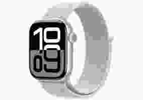 Смарт-годинник Apple Watch Series 10 GPS 42mm Silver Aluminum Case w. Blue Cloud Sport Loop (MWWD3)