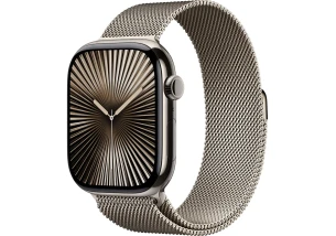 Смарт-часы Apple Watch Series 10 GPS + Cellular 46mm Natural Titanium Case w. Natural Milanese Loop - M/L (MWYC3)
