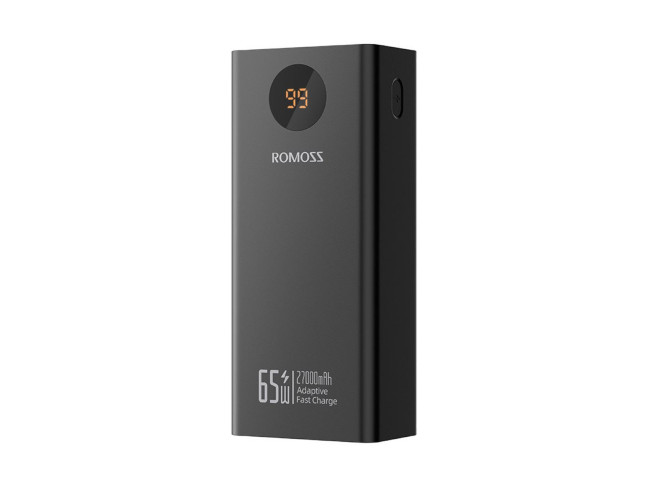 Зовнішній акумулятор (павербанк) Romoss PEA27S Pro 27000 mAh 65W Black