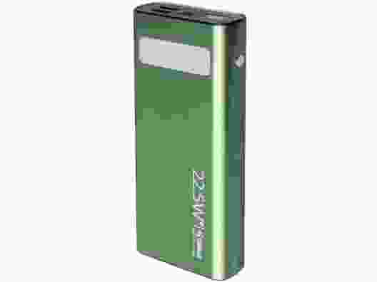 Внешний аккумулятор (павербанк) Gelius Lightstone GP-PB300i 20000mAh QC+PD 22.5W Green (99033)