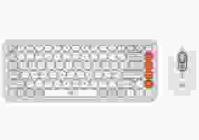 Комплект: клавиатура и мышь Logitech POP Icon Combo Off-White (920-013141)