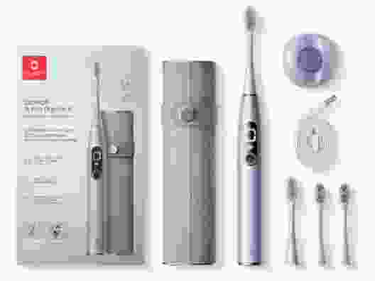 Электрическая зубная щетка Oclean X Pro Digital Set Electric Toothbrush Glamour Silver (6970810552584)