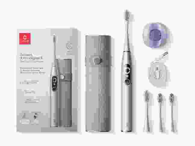 Электрическая зубная щетка Oclean X Pro Digital Set Electric Toothbrush Glamour Silver (6970810552584)