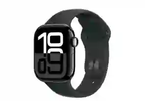 Смарт-часы Apple Watch Series 10 GPS + Cellular 46mm Jet Black Alu. Case w. Black Sport Band - S/M (MWY33)