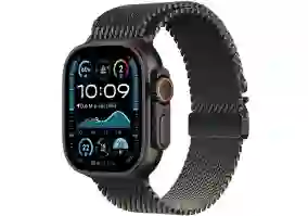 Смарт-часы Apple Watch Ultra 2 GPS + Cellular 49mm Black Titanium Case w. Black Titanium Milanese Loop - L (MX5V3)