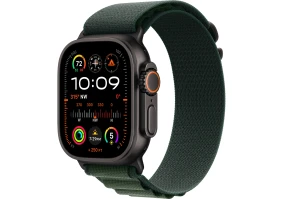 Смарт-часы Apple Watch Ultra 2 GPS + Cellular 49mm Black Titan. Case w. Dark Green Alpine Loop - Small (MX4Q3)