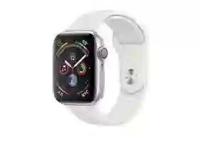 Смарт-годинник Apple Watch Series 4 GPS + LTE 44mm Aluminum Case w. White Sport B. (MTUU2)