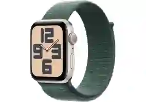 Смарт-часы Apple Watch SE 2 GPS 44mm Starlight Aluminium Case w. Lake Green Sport Loop (MXEW3)