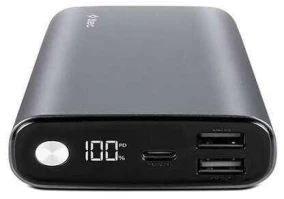 Внешний аккумулятор (Power Bank) Ttec 15000mAh ReCharger Pro 65W Space Gray (2BB216UG)