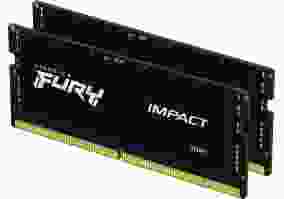 Модуль памяти Kingston FURY 32 GB (2x16GB) DDR5 6400 MHz Impact Black (KF564S38IBK2-32)