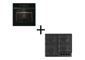 Газовая варочная поверхность с духовкой Gorenje BO6735E02BK + G641EB